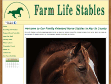 Tablet Screenshot of farmlifestables.com